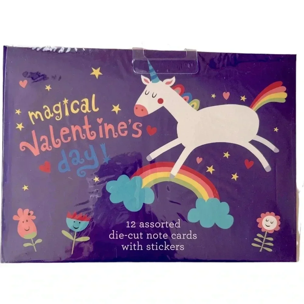 Papyrus Magical Valentine's Day Cards 24ct Hello Kitty & Unicorn Sets